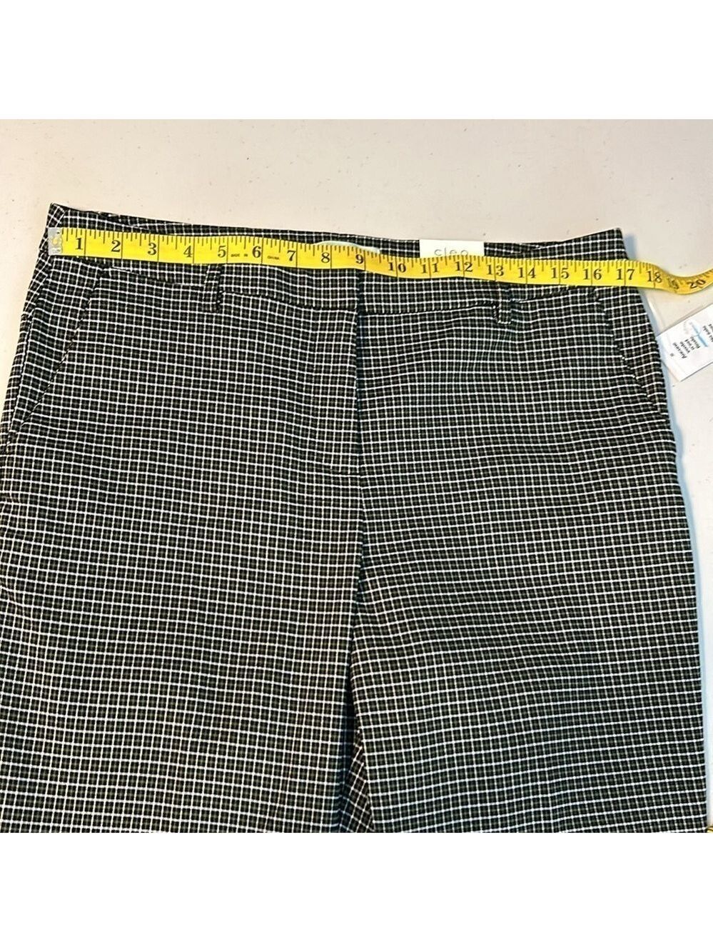 Cleo Plaid Slim Ankle Trouser Pant NWT - Picture 9 of 13